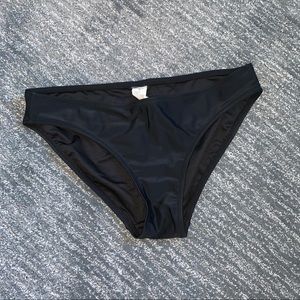 Black Full-Coverage Bikini Bottom
